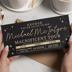 Biglietti per eventi, biglietti per Michael Mcintyre, buono regalo per biglietti per spettacoli comici, che andrai a vedere, biglietto regalo per concerti, biglietto regalo, biglietti per tour
