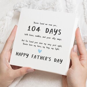 Fathers Day Card from Baby, Personalised Fathers Day Card, Daddy Card, First Fathers Day Card, Cute Card for Dad
