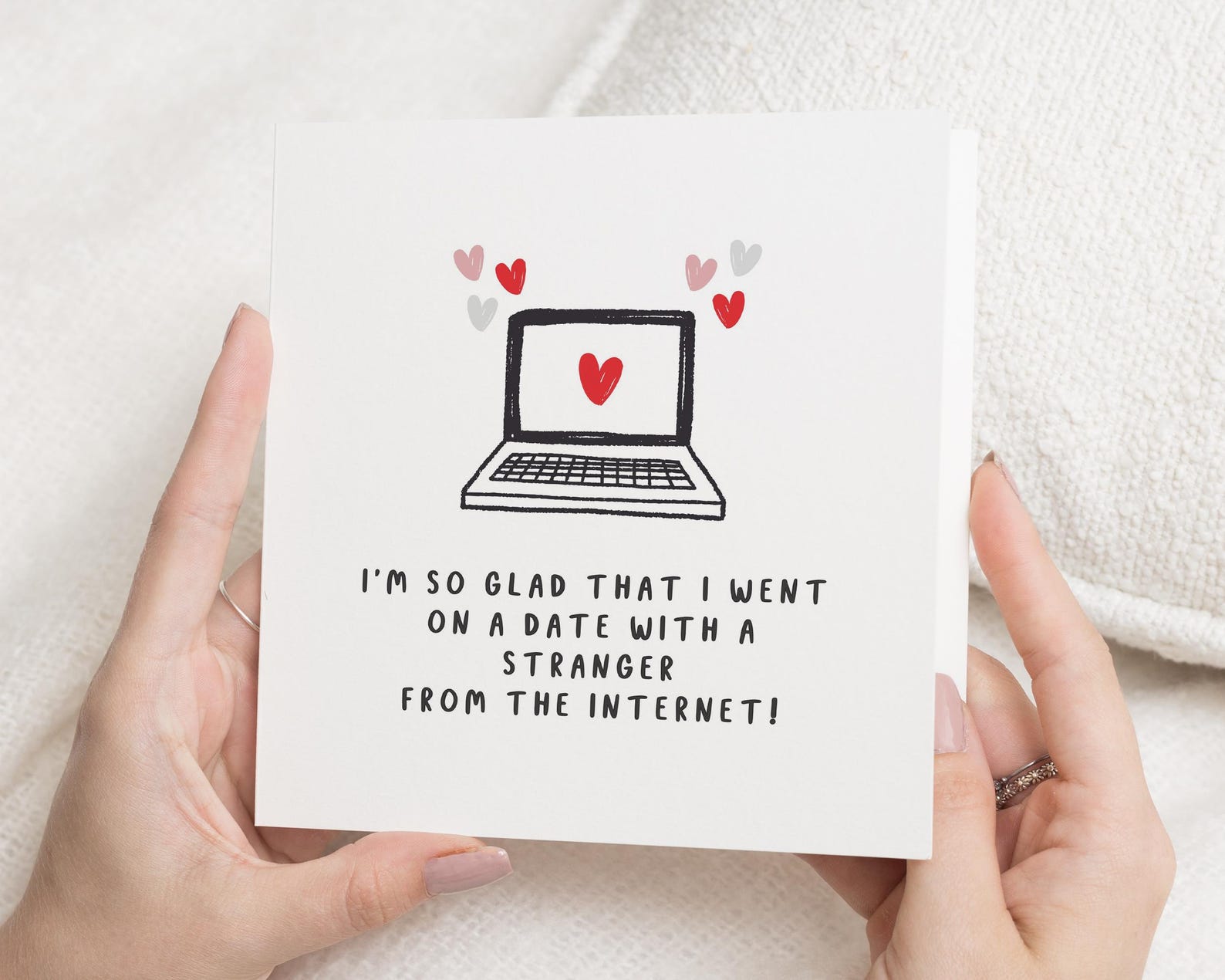 Funny Cute Internet Dating Anniversary Card Funny Cute Internet Dating Anniversary Card