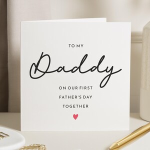 Carte de fête des pères pour papa, première carte de fête des pères, carte de fête des pères papa, carte de fête des pères de bébé, carte de fête des pères personnalisée