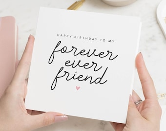 Best Friend Birthday Card, Friend Birthday Card, Best Friend Card, Bestie Birthday Card, For Best Friend, Special Friend Birthday Card