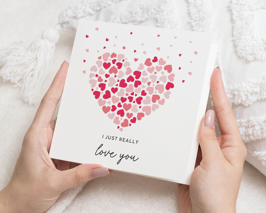 I Love You Card, Valentines Card Boyfriend, Valentines Day Card for Him ...