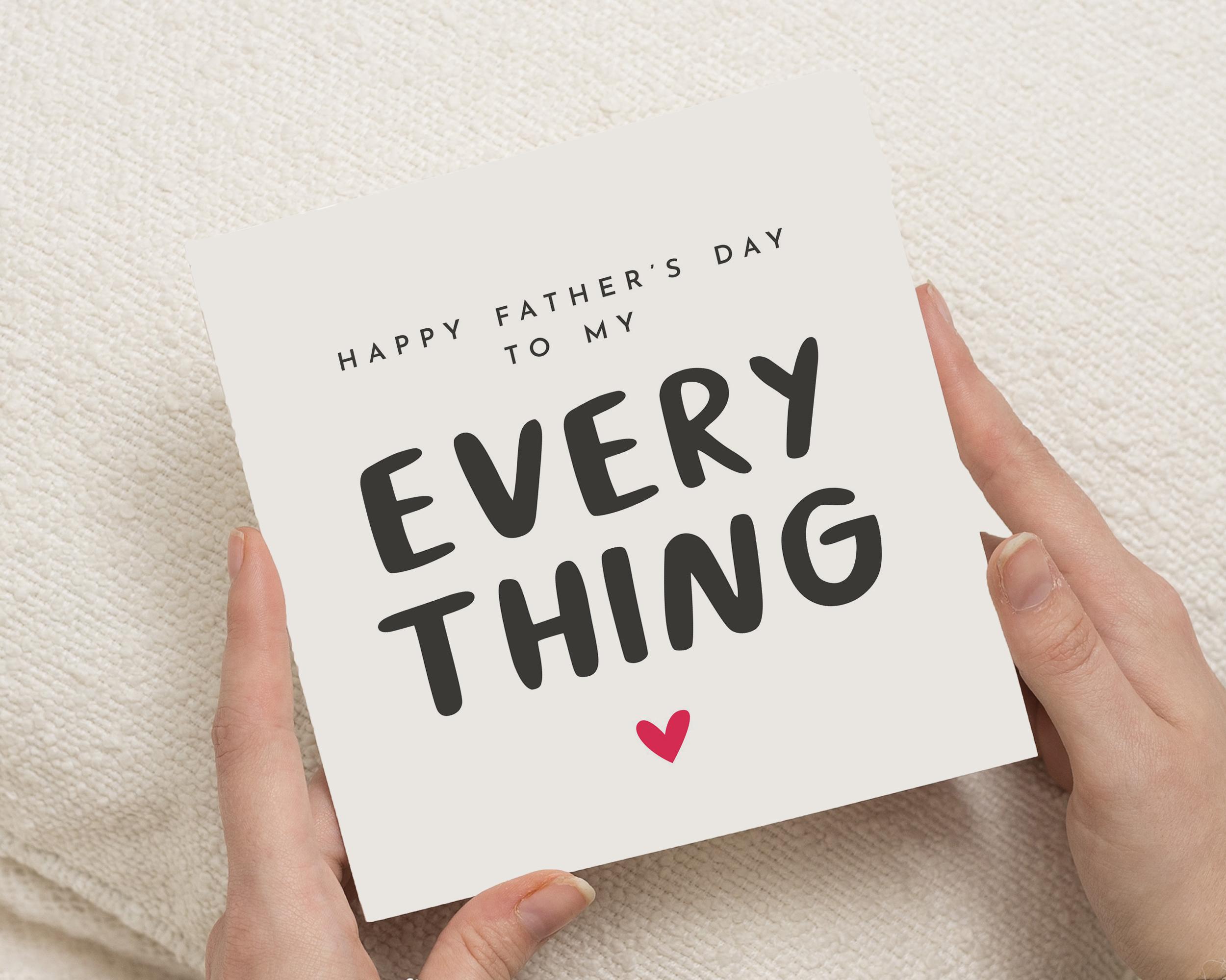 Biglietto di auguri per la festa del papà per il marito, a mio marito, biglietto di auguri per la festa del papà per il fidanzato, a tutto per me, biglietto di auguri