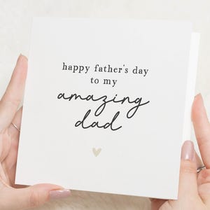 Vatertagskarte für Papa, glückliche Vatertagskarte, Karte für ihn, tolle Papakarte, einfache Vatertagskarte, personalisierte Karte für Papa