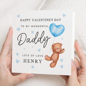 Valentijnscadeau, papa valentijnskaart, papa valentijnscadeau, valentijnskaart voor papa, papa valentijnskaart, voor nieuwe vader, 1e valentijnskaart