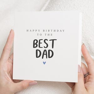 Carte d'anniversaire pour papa, meilleure carte d'anniversaire pour papa, carte d'anniversaire pour lui, carte d'anniversaire simple, carte d'anniversaire personnalisée pour papa