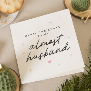 Carte de Noël fiancé, Cartes de Noël fiancé, Carte de Noël futur mari, Cartes de Noël fiancé, Carte de Noël futur mari, Pour lui