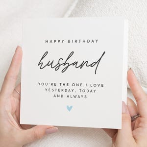 Carte d'anniversaire mari, carte d'anniversaire pour mari, cadeau d'anniversaire mari, carte mari pour lui, cadeaux d'anniversaire pour lui, joyeux anniversaire