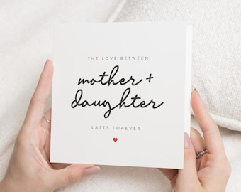 Happy Mother's Day Card From Daughter, Mothers Day Cards, Mothers Day Gifts, Mother's Day Card For Mum, Mum Gifts For Mother's Day