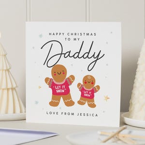Papa Weihnachtskarte, Papa Weihnachtskarte, Weihnachtskarte für Papa, Weihnachtskarte für Papa, Papa Weihnachtsgeschenk, Happy Christmas Daddy Karte