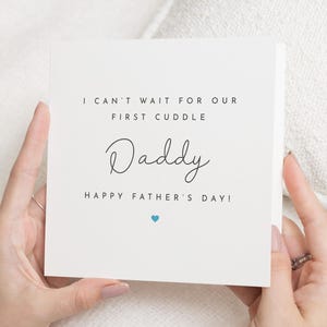 Fathers Day Card from Bump, First Fathers Day Card, Daddy Fathers Day Card, Fathers Day Card for Dad, Cute Fathers Day Card