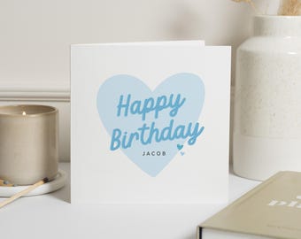 Husband Birthday Card, Happy Birthay Boyfriend, Man Happy Birthday Card, Male Birthday Card, Birthday Card For Him, Birthday Card For Fiance