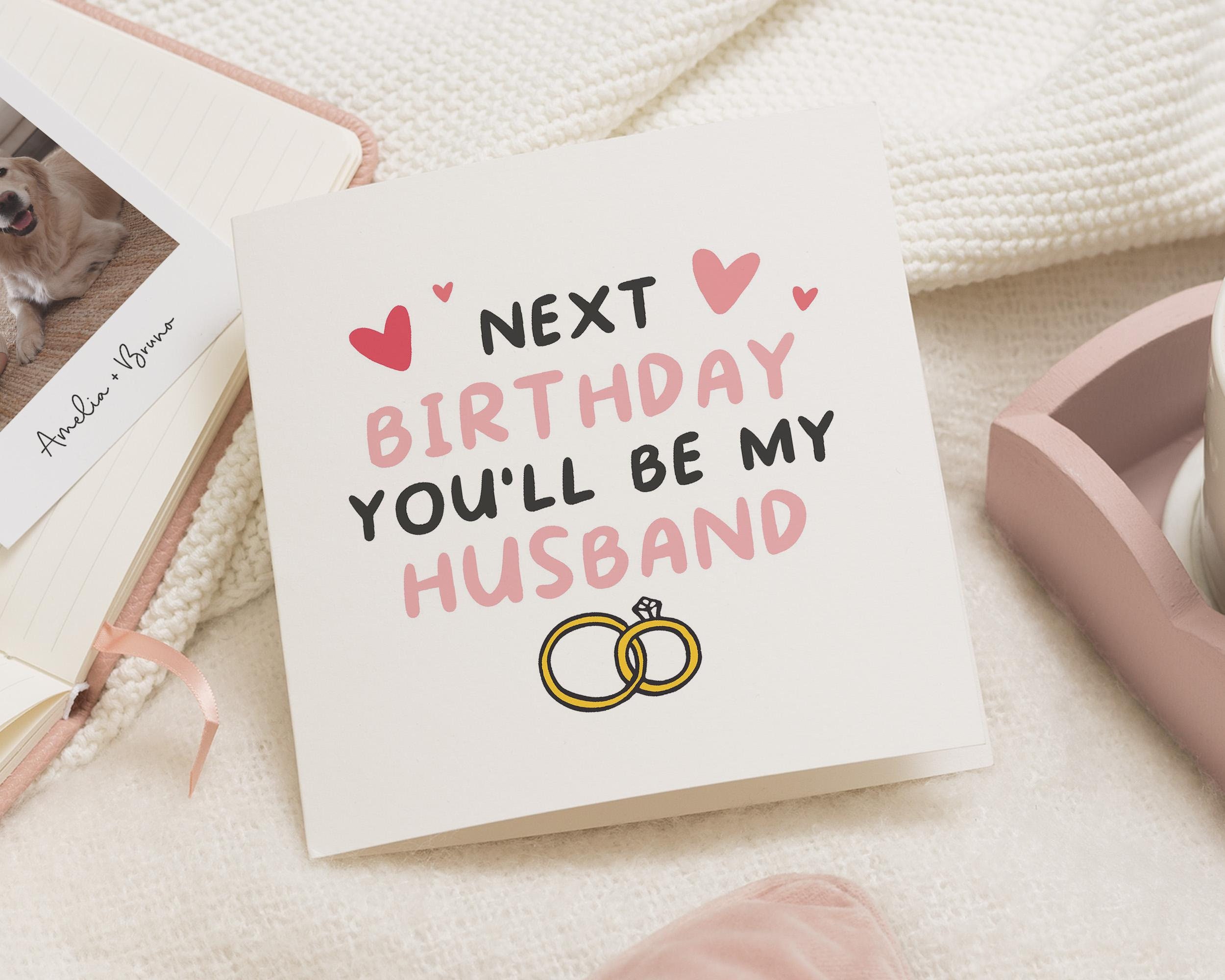 Fiancé Birthday Card Funny, Husband To Be Birthday Card, Cute Birthday Card To Fiancé, Boyfriend Card, Fiance Birthday Gift, Card For Him