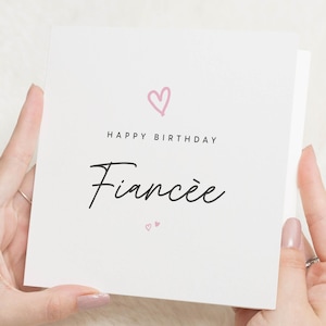 Cartão de aniversário para noiva, cartão de aniversário para noiva, cartão de aniversário de quase esposa, presente de aniversário para futura esposa, aniversário personalizado para noiva