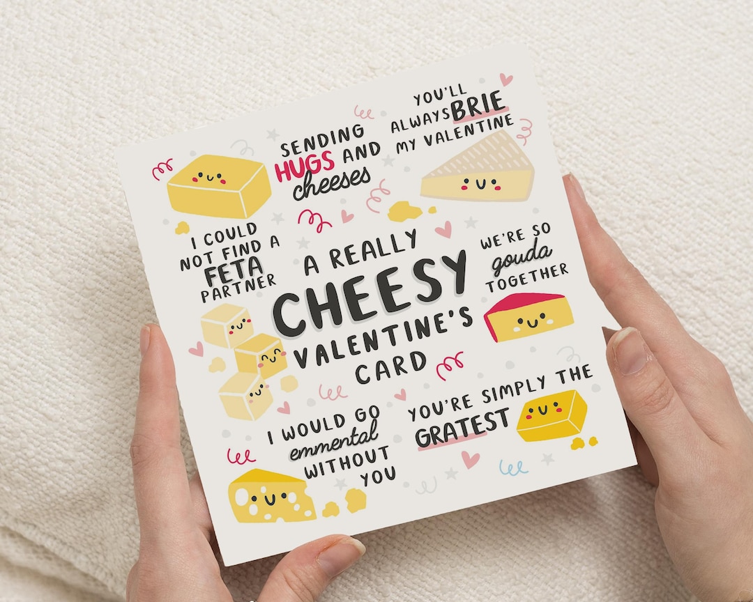 Valentines Day Card, Cheesy Valentines Card, Funny Valentine Card, Card ...