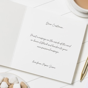 Carte de remerciement pour professeur, carte de remerciement personnalisée pour professeur, carte de remerciement arc-en-ciel, carte de fin d'année, carte de remerciement pour elle image 2