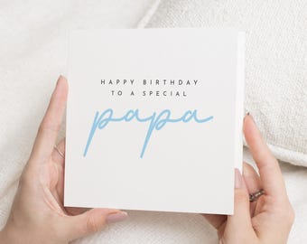 Carte d'anniversaire pour papa, carte d'anniversaire pour papa, carte d'anniversaire pour lui, carte d'anniversaire spéciale papa, carte d'anniversaire simple