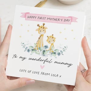 Erste Muttertagskarte als meine Mama, Muttertagsgeschenk für Mama, 1. Muttertagskarten, für neue Mama, Muttertagskarte vom Baby, Geschenke