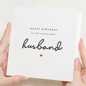 Carte de joyeux anniversaire mari, carte d'anniversaire mari, cadeau d'anniversaire mari, à mon mari, carte d'anniversaire pour lui, carte d'anniversaire mari