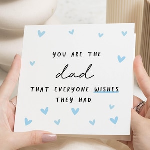 Carte d'anniversaire pour papa, carte d'anniversaire pour papa, carte pour lui, carte de fête des pères, carte pour père, jolie carte pour papa, carte pour beau-père