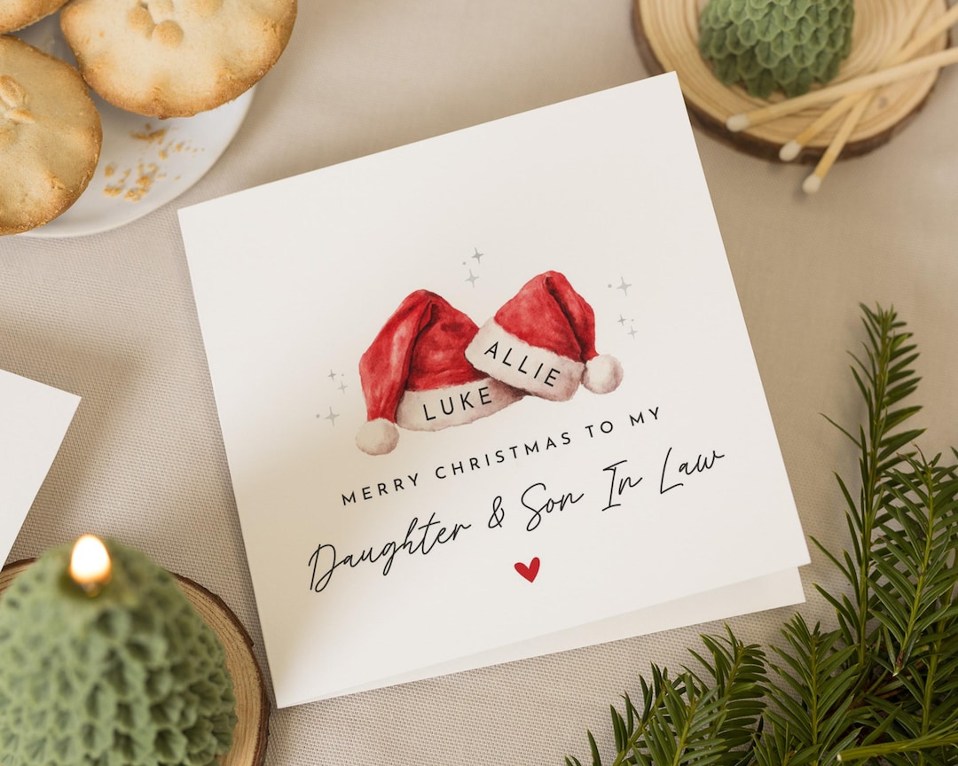 Christmas Card For Daughter And Son In Law