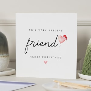 Cartão de Natal para amigo, Cartão de Natal para melhor amigo, Cartão de Natal para amigos especiais, Cartão de Natal para amigo, Cartão de Natal para melhor amigo