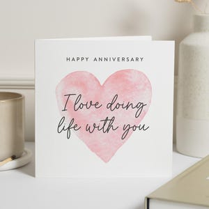 Amo fare la vita con te, biglietto d'auguri per anniversario fidanzato, biglietto d'auguri per anniversario marito, per marito, biglietto d'auguri per anniversario moglie, per fidanzata