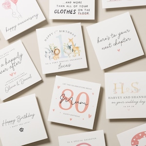Carte de 1er anniversaire pour fille, carte de premier anniversaire personnalisée, carte d'anniversaire d'un an, carte d'anniversaire personnalisée pour fille image 7