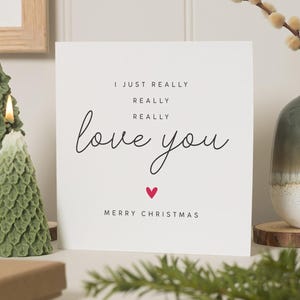 Tarjeta de Navidad para novio, Tarjeta de Navidad para novio, Tarjeta de Navidad para esposa, Tarjeta de Navidad para novia, Tarjeta de Navidad para esposo, Para él, Para ella