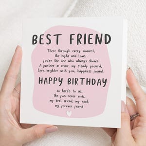 Bester Freund Geburtstagskarte, Bester Freund Geburtstagskarte, Bestie Geburtstagskarte, Geburtstagskarte Bester Freund, Geburtstagskarte Für den besten Freund