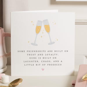 Carte d'anniversaire pour ami, carte d'anniversaire drôle pour ami, carte d'anniversaire personnalisée Bestie, carte d'amitié pour meilleur ami, cadeau d'anniversaire pour ami