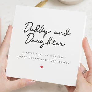 Papa Valentinstag Karte, Valentinstag Karte für Papa, Papa Valentinstag Karte, Papa Tochter Valentinstag Karte, für neue Papa, Valentinstag Karte Tochter