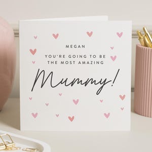Freund Schwangerschaftskarte, neue Mutter Karte, du wirst eine erstaunliche Mama, Baby-Dusche-Geschenk, Glückwunsch-Schwangerschaftskarte, Karte für neue Mutter sein