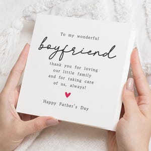 Tarjeta del Día del Padre para mi Novio, Tarjeta del Día del Padre para mi Novio, Tarjeta del Día del Padre de mi Familia, Tarjeta del Día del Padre para él