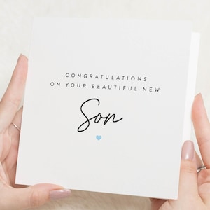 Carte de félicitations pour les nouveaux parents, cadeau pour l'arrivée de nouveaux parents, carte pour le nouveau-né