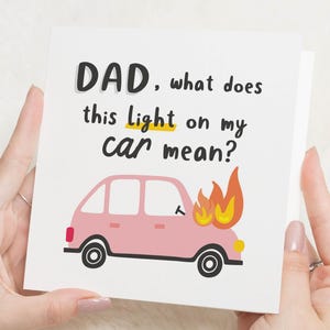 Lustige Geburtstagskarte für Papa, Geburtstagskarte Papa, Geburtstagskarte für Ihn, Auto Geburtstagskarte, Papa Karte, Humor Karte für Papa