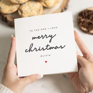 Tarjeta de Navidad para novio, tarjeta de Navidad para novio, tarjeta de Navidad para un ser querido, para pareja, tarjeta de Navidad para novia, tarjeta de Navidad para esposo
