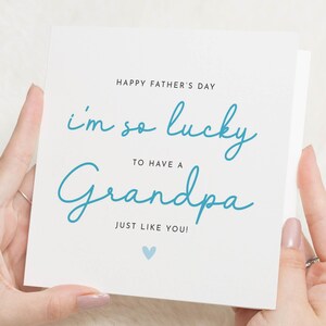 Vaderdagkaart voor opa, opa Vaderdagkaart, vaderdagkaart van kleinkind, kaart voor opa, eenvoudige vaderdagkaart