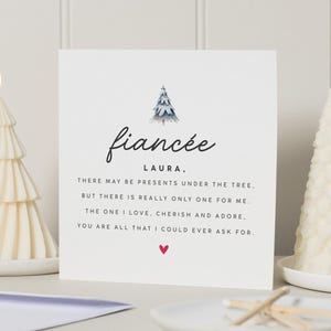 Verlobte Weihnachtskarte, Verlobte Weihnachtskarte, Verlobte Weihnachtskarte, Frau Zu Weihnachtskarte, Weihnachtskarte für Verlobte, Verlobte Geschenke