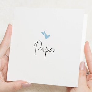 Biglietto di auguri per papà, biglietto di auguri per papà, biglietto di auguri per lui, biglietto di auguri personalizzato, biglietto di auguri semplice per uomo