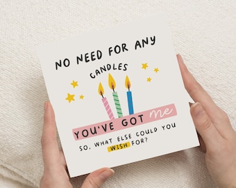 Funny Birthday Card Husband, Boyfriend Birthday Card, Cute Birthday Card To Husband, Birthday Card For Him, Fiance, Birthday Card For Him