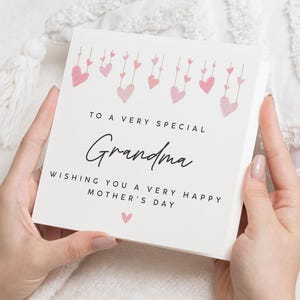 Oma Muttertagskarte, Geschenke, Muttertagskarten für Oma, glückliche Muttertags-Oma, Muttertags-Omakarte, für Nanna, Nanny