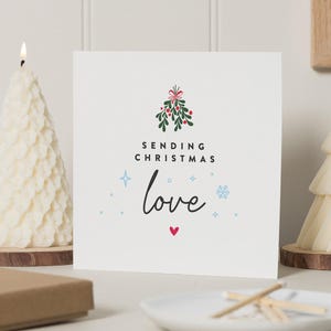 Pensando em você no cartão de Natal, Alguém especial cartão de Natal, Para amigo, Cartão de luto no Natal, Cartão de condolências, Cartão de perda