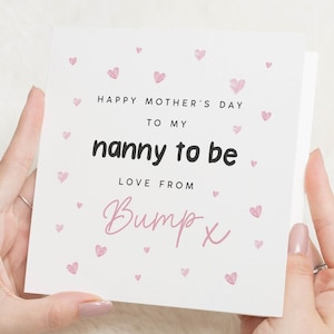 Regalo per la festa della mamma per la futura tata, biglietto per la festa della mamma, dalla pancia, biglietti per la festa della mamma per la futura tata, regalo per la festa della mamma per la futura tata dal bambino