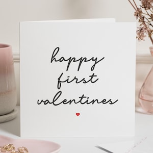 Cadeaux Saint Valentin pour lui, première carte de Saint Valentin, premier petit ami de Saint Valentin, cadeau pour elle Saint Valentin, première carte de Saint Valentin