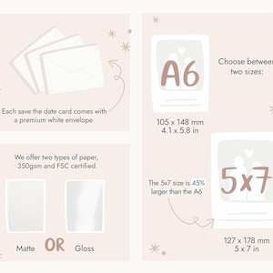 Save the Date Card, Personalised Save the Date, Wedding Save the Date Card, Simple Save the Date, Champagne Glasses, Custom Save the Date image 5