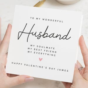 Ehemann-Valentinstagskarte, Valentinstagskarte für Mann, Valentinstagsgeschenk für ihn, Valentinstagskarte Mann, Ehemann-Valentinstagskarten für ihn