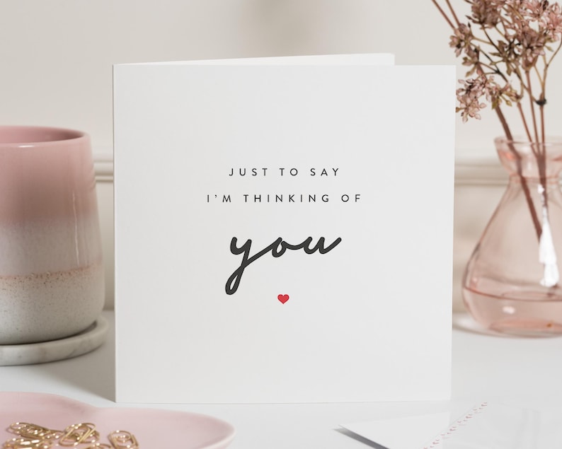 Cartão de amigo pensando em você, cartão de simpatia personalizado, cartão de condolências, cartão de luto, cartão pensando em você para amigo, cartão de abraço imagem 1