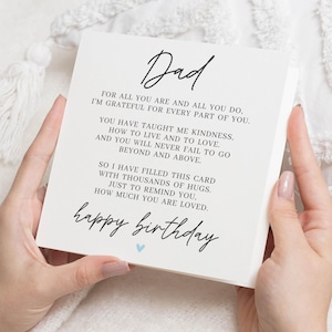 Carte d'anniversaire pour papa, carte d'anniversaire pour papa, joyeux anniversaire à papa, carte de voeux pour papa, carte d'anniversaire pour papa, carte d'anniversaire pour papa, cadeau pour papa