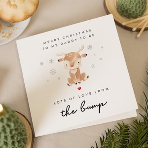 Futur cadeau papa, futur papa, carte de voeux future papa, futur papa de Noël, carte de voeux chère, cadeau nouveau papa, pour lui